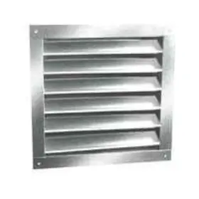 Master Flow 050206150108 Ll Building Products Dual Louver 12x12in Aluminum