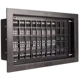 Master Flow 313039372339 16 Inch X 8 Automatic Open/close Foundation Vent In Black Carton Of 10