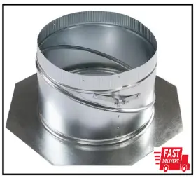 Master Flow 445030285219 Galvanized Turbine Base Roofing Attic Ventilation Part Home Outdoor Use 12 In