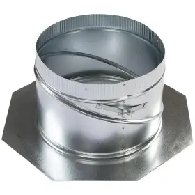 Master Flow 445031580528 Galvanized Turbine Base Roofing Attic Ventilation Part Home Outdoor Use 12 In