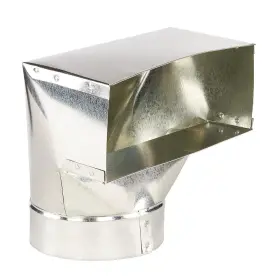 Master Flow 445043692653 12 Inch X 2-1/4 To 6 90-degree Register Box