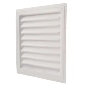 Plastic18inx24in Master Flow 445045292219 Wall Louver Static Vent Thermoformed Sleek Design Intake Exhaus
