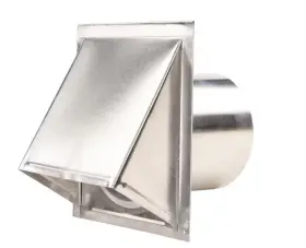 Master Flow 445049036079 6 Inch Round Wall Vent With Screen And Damper
