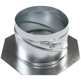 Master Flow 744110742138 Galvanized Turbine Base Roofing Attic Ventilation Part Home Outdoor Use 12 In