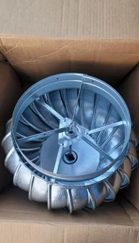 Gic12 Master Flow Roof Turbine Internally Braced Dual-bearing Wind Ventilation Silver #2