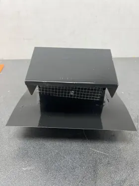 Gnv4bl Master Flow 4 Inch Goose Neck Vent Roof Cap In Black
