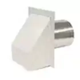 L-hdwv4w Master Flow 4 Inch Round Heavy-duty Wall Vent With Damper In White