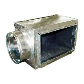 Teirb12x6x7 Master Flow 12 Inch X 6 To 7 Tall Insulated Register Box End Outlet - R4
