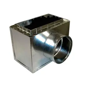 Tirb12x6x7 Master Flow 12 Inch X 6 To 7 Tall Insulated Register Box Side Outlet - R4