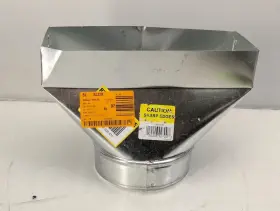 Rb12x4x6 Master Flow 12 Inch X 4 To 6 Universal Register Box Galvanized