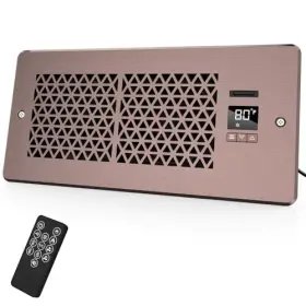 Matulsa 008678913349 Register Booster Fan 4 Inch X 10 Holes With Remote Control Bronze