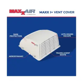 00-933051 Maxxair Maxx I Vent Cover - Translucent White #2