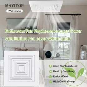 Bp90 Mayitop 721295537742 Bathroom Vent Cover Bp46 With Springs Ceiling Fan Grille #2