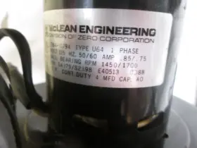 52-6075-00 Mclean Powerful Dual Air Blower Fan Engineering Ac/heater/exhaust/vent Tested #3