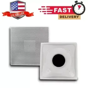 Lprm8 Metal-fab 8 Inch Perforated Return Air Diffuser With Durable Finish White