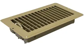 12511 Metaline Products Floor Register 4 - Inch X 10 Standard Brown