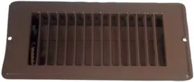 Ls2410-brown Metaline Ls2410brown 4 Inch X10 Heavy-duty Light Brown Floor Register