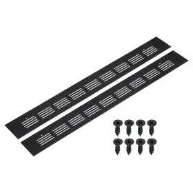 Metallixity 601968078324 2pcs 16 Inch X2 Air Vent Cover Door Grille Ventilation Louvered For Cabinet