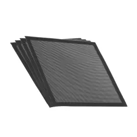 Metallixity 609044795424 4pcs 8 Inch X8 Magnetic Vent Cover Floor Wall Air Registers Screen Black