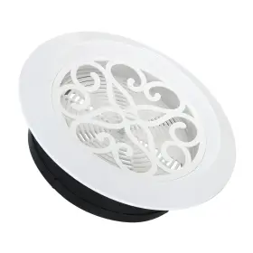 Metallixity 680811534828 8 Inch Round Air Vent Adjustable Ceiling Diffuser Grill Cover White