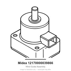 Midea 12170000039866 Wind Guide Assembly