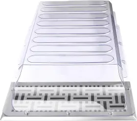 Min Ci 445027136104 Magnetic Air Vent Extender For Under Furniture Floor 1 Pack Transparent