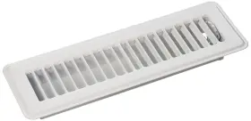 Fr01-2x10w Mintcraft 045734628083 Prosource Floor Register 2 In H W Steel Inch X 10 White