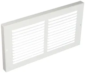Bbra12x6 Mintcraft 045734628335 Baseboard Register White 12x6