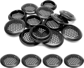 Miroco 711181832693 20pcs 2 Inch 53mm Air Vents Stainless Steel Circular Soffit Vent Round Mesh