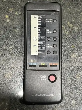 11a6 Mitsubishi Electric Air Conditioner Remote Control Tested