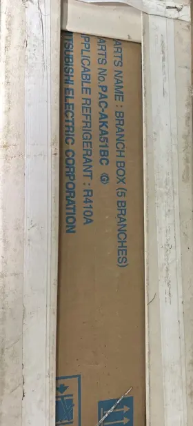 Pac-aka51bc Mitsubishi Electric 5-port Branch Box For Split-type Ac/hp Systems R-410a