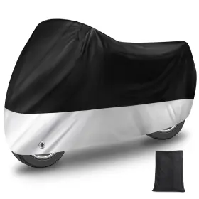 Moniko 955361331956 Motorcycle Cover All Season Universal Weather Waterproof Sun Outdoor Protecti