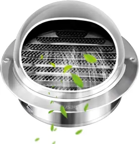 Mjfm3c-de Moonjor 3 Inch Wall Air Vent Cover Thicken 304 Stainless Steel Round Extractor
