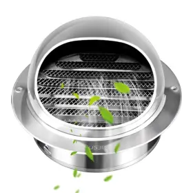 Mjfm4c Moonjor 4 Inch Wall Air Vent Cover Thicken 304 Stainless Steel Round Extractor Ex