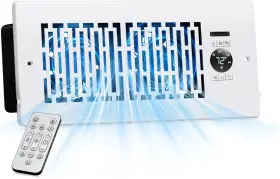 Motctqvd 313101580563 Smart Register Booster Fan Fits 4 Inch X 10 Holes 10-speed Quiet Vent