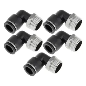 Amoto250114002064 Motoforti Push To Connect Air Fittings 1/2 Inch 90 Degree Line Quick Joint Plastic Meta