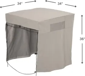 07858nb Mr. Bar-b-q Heavy-duty Side Draft Evaporative Cooler Cover 34x34x36 Inch - Beige #2