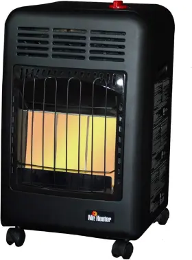 F227500 Mr. Heater Corporation Mr.heater Mh18ch 18 000btu Propane Cabinet - Black