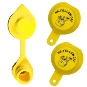 Myc-2cfv Mr. Yellow Cap 1pcs Gas Can Vent Caps And 10pieces - Vents For Plastic