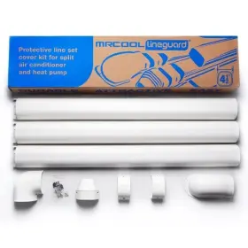Mlg450 Mrcool Lineguard 4.5 Inch Complete Wall Duct Kit