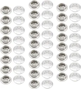 Nacx 313048450417 50pcs Air Vents 29mm Circular Soffit Vent Stainless Steel Round Mesh Hole L