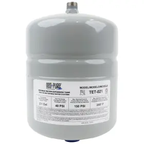 Neo-pure Tet-021-ob Neo-pure Thermal Expansion Tank 2.1 Gal 3/4 Mnpt Open Box