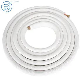581133 Netuera 25 Ft 1/4 Inch -1/2 Mini Split Heat Pump Systems Cooling Connection Pipe Install Kit #3