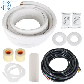 581280 Netuera 50 Feet Install Kits For Mini Split Heat Pump Systems 3/8 Inch - 5/8