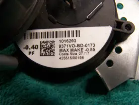 9371vo-bd-0173 Nordyne Intertherm Miller 1016293r 1016293 2-stage Pressure Switch 0.85 Inch 0.40 Wc #3