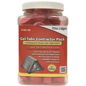 4185-80 Nu-calgon Condensate Pan Treatment Gel Tablet
