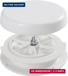Nuflysic Nuflysic-47564 1 Pcs Rv Roof Mushroom Vent Plumbing Vents With Water Cover Guard Cap For