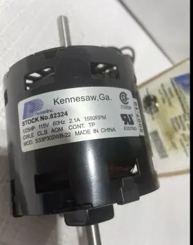 82324 Packard Blower Motor 1/25hp 115v 1550rpm 3.3 Inch Dia 2.1a Cwle #2