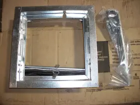 Pc-rd05c5 Panasonic Galvanized Ceiling Radiation Damper With Mounting Hardware