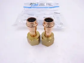 Mzk-f8-hnbr Parker Bag Of 2 871003 Zoomlock Max 1/2 Inch X Sae Flare Refrigerant Fittings